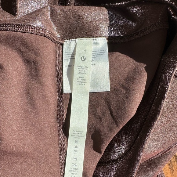 Lululemon Align High-Rise 23" Radiate Foil Print French Press - Picture 6 of 6